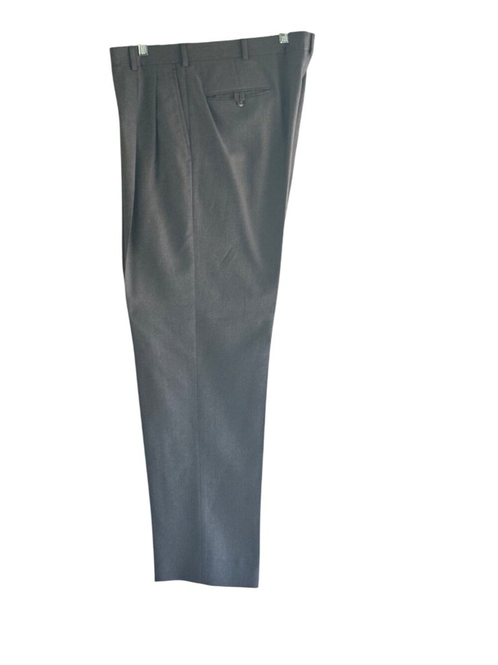 Bannister & Beale Size 38 Pure 100% Pure Wool Dress Slacks Grey - Picture 4 of 14